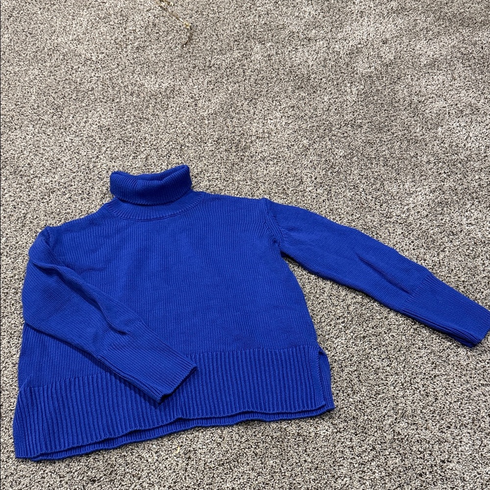GAP Royal Blue Turtleneck Sweater